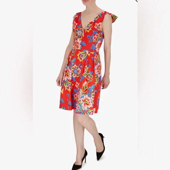 ♥️HP♥️Carolina Herrera Floral dress - Picture 2 of 12